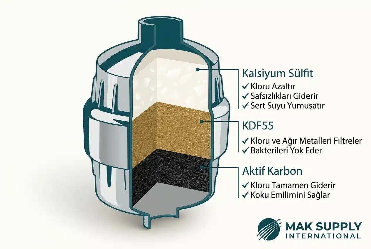 Mak Supply Duş Filtresi 1 info