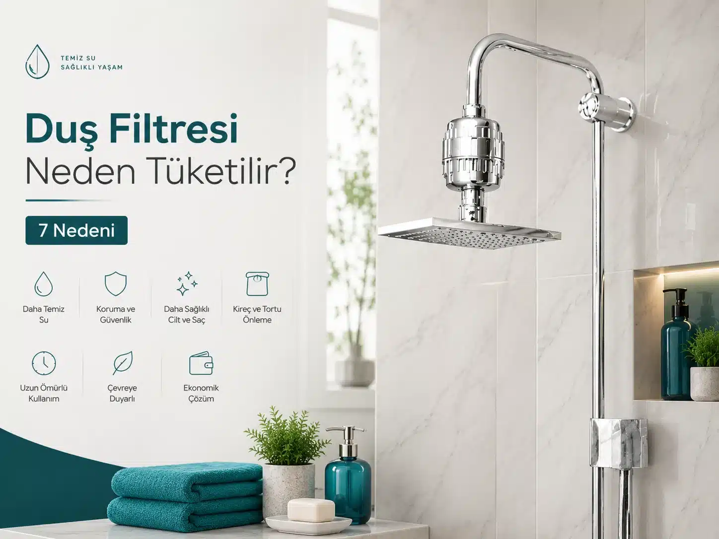 Duş Filtresi Neden Tüketilir - 7 nedeni